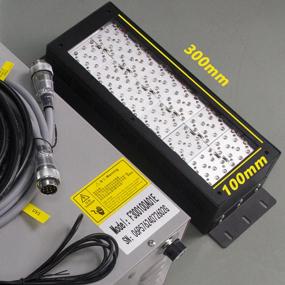 Industrial UV Curing Lamps 395nm 1800W High Power Air Cooling UV Lamp Drying System