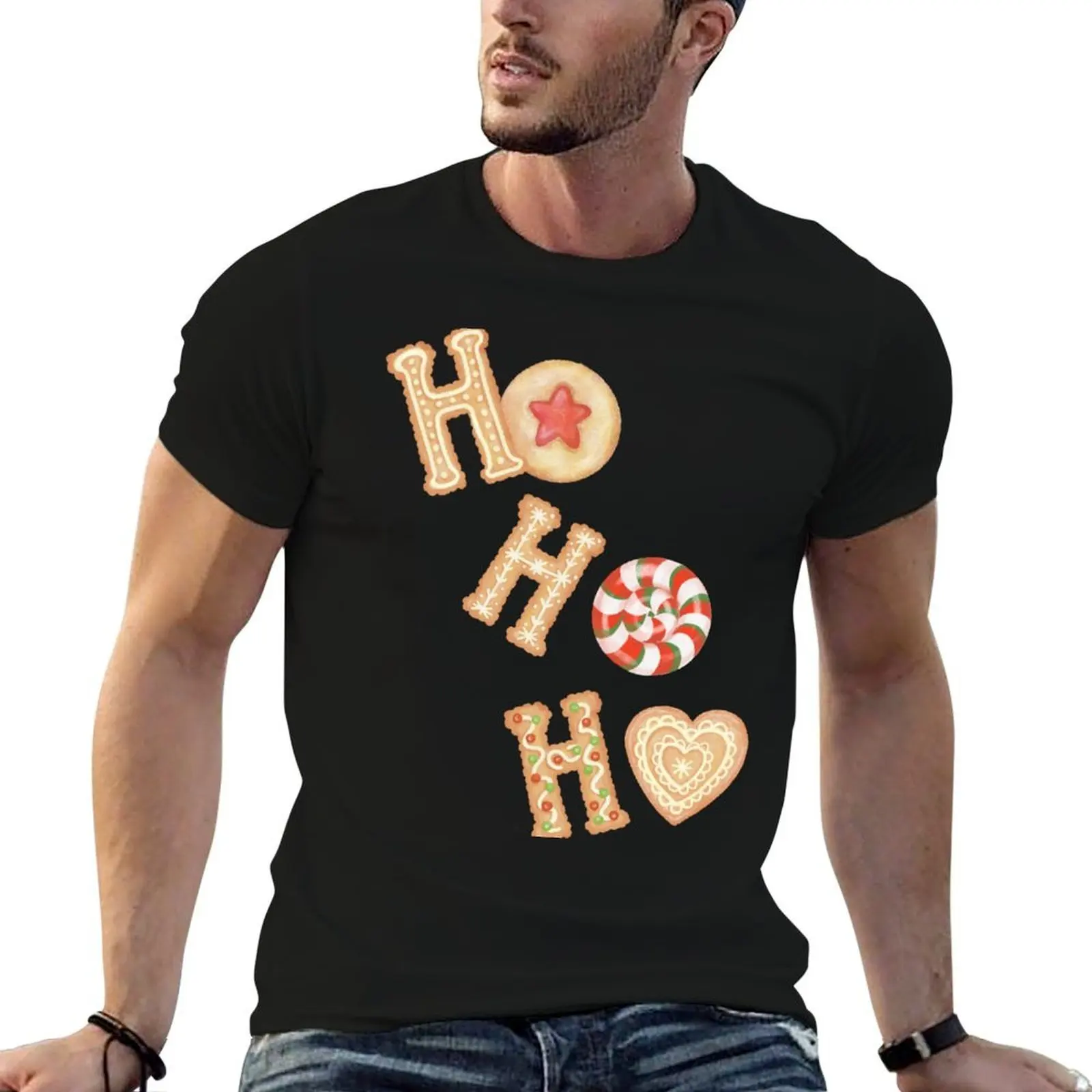 HOHOHO! Christmas Cookies T-Shirt t shirt man designer man tshirt t shirts with prints T-shirt