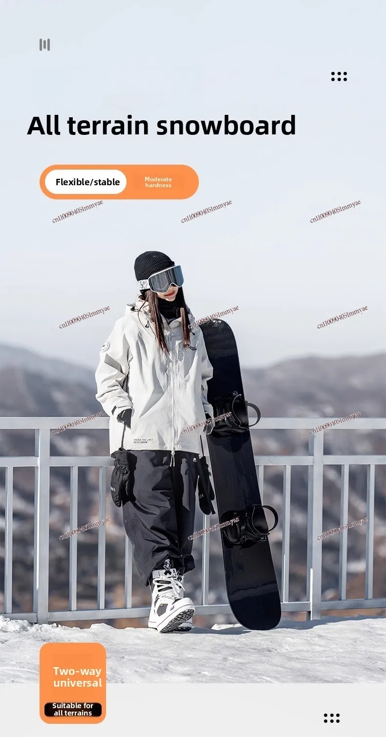 Snowboard Snowboard, Male and Female Snowboard Adult Beginner All-Regional Ski Equipment