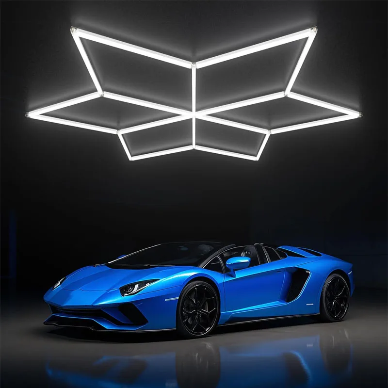 triangle-led-lumiere-de-garage-lumieres-hexagonales-super-lumineux-garage-nid-d'abeille-plafonniers-pour-entrepot-sous-sol-soins-de-voiture-salle-de-bains