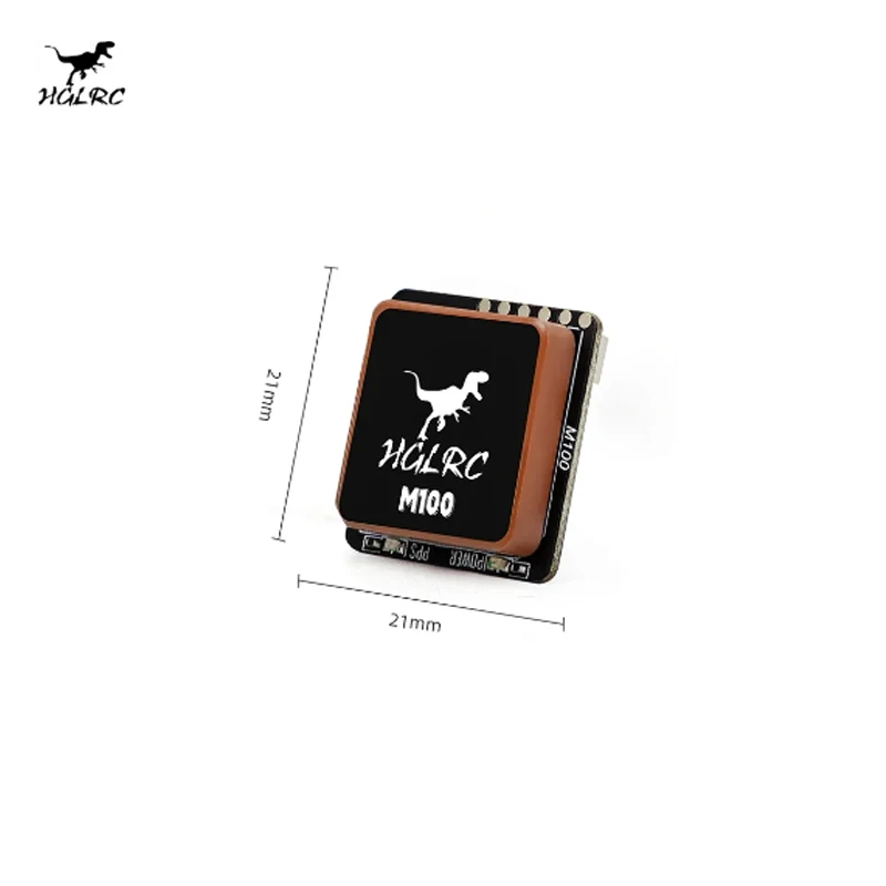 HGLRC M100-5883 GPS-module met kompas Keramische antenne ingebouwde LED-indicatoren 21x21mm voor RC-vliegtuig FPV Long Rang