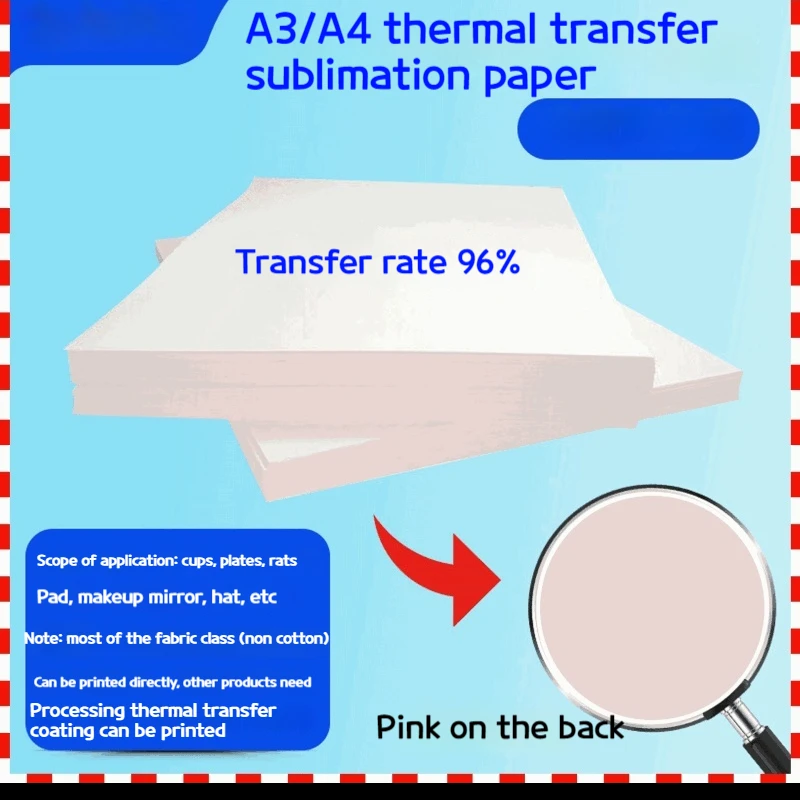 

Термотрансферная бумажная термопечать A3a4, футболка, фотографический коврик для мыши, цифровая Подушка-пазл, Термотрансферная Бумага