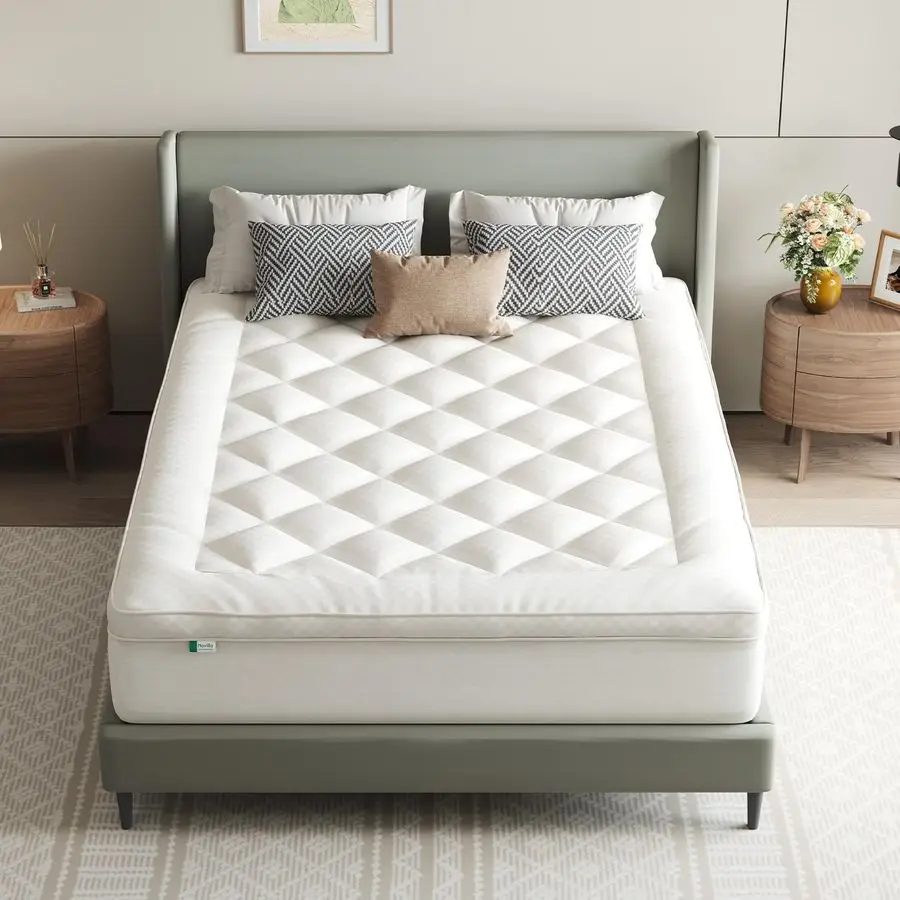 

Наматрасник Queen, ультратолстый, с эффектом подушки, для гостиничного уровня комфорта, для снятия боли в спине, дышащий, пышный