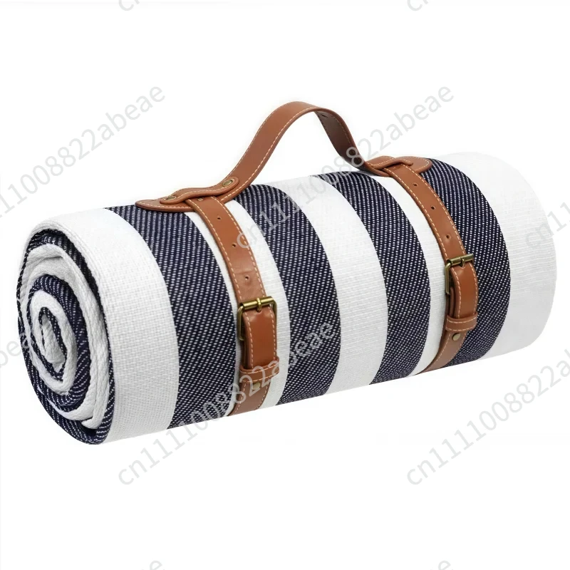 80 Inch X 80 Inch Oversized Picnic Blanket, Waterproof and Foldable Beach Blanket, 3-Layer Outdoor Blanket for Camping