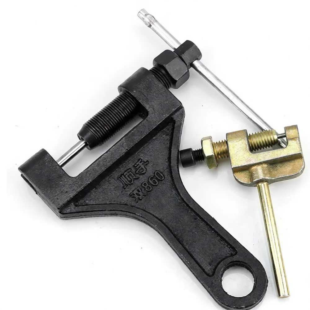 Heavy Duty Chain Breaker Tool Carbon Steel Motorcycle Link Cutter Splitter For 4 5 6 Point Agricultural Machine Repair