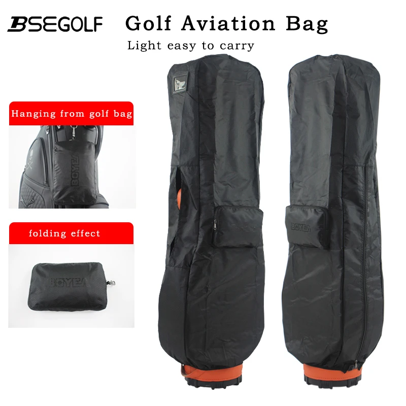 Golf Rain Cover Bag Waterproof and Dustproof Portable Foldable Golf Travel Cover Bag Light Easy to Carry