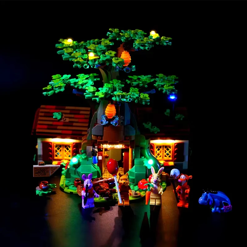 Kit de luz LED DIY RC para LEGO 21326, Winnie The Pooh Tree House (solo luz LED, sin modelo de bloques)