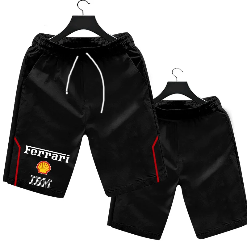 

Summer F1 Red Shorts Pants Team Training Shorts Youth Outdoor Sport Pants 2025 Racing Suit Quick Drying breathable Shorts Pants