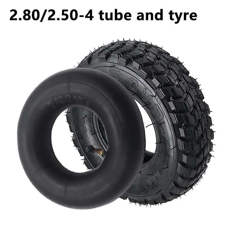 2.80/2.50-4 inner  tueb outer tyre  9 Inch Tyre for Electric Scooter Trolley Trailer and Wheelchair
