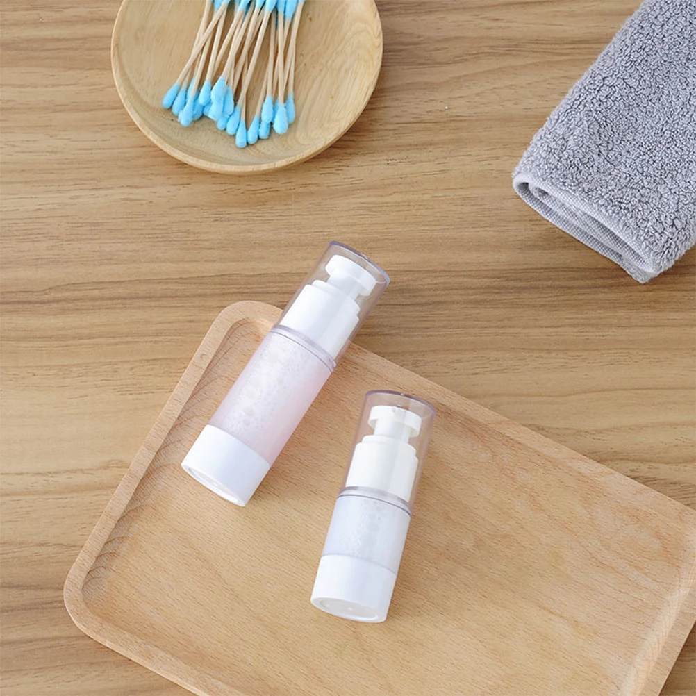 

5pcs Emulsion Bottle Shampoo Travel Containers Packaging Empty Liquid Dispenser Bottles With Pump For Home Bathrooms