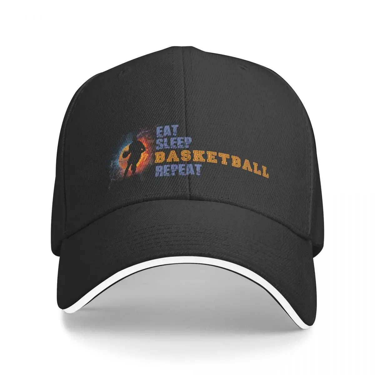 

Eat, Sleep, Basketball Repeat. Love Basketball Baseball Cap Luxury Brand western Hat Ball Cap Golf Women Men's