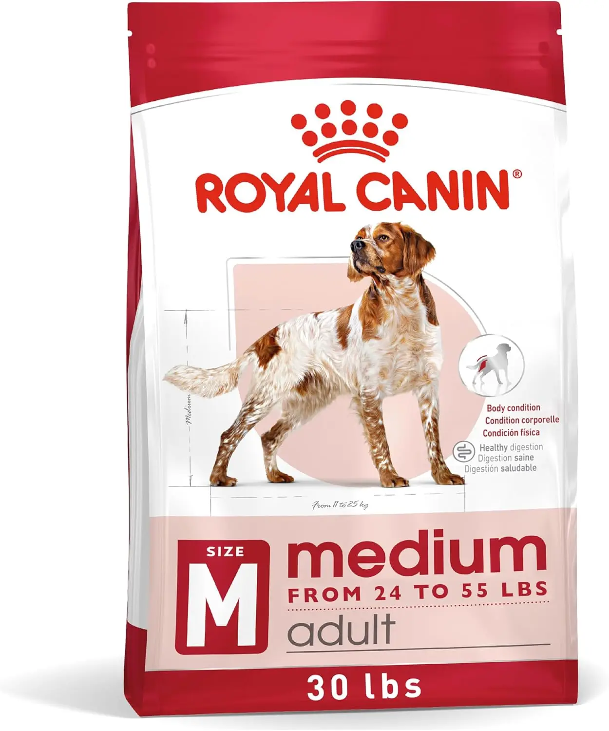 

Canin Size Health Nutrition Medium Adult Dry Dog Food, 30 lb Bag