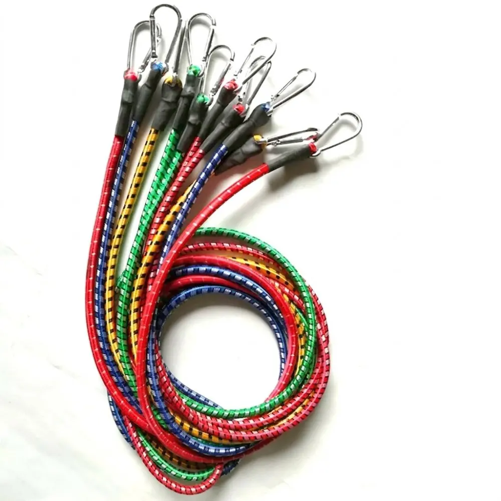 Elastic Cargo Bungee Cord Luggage Tie Down Strap Outdoor Bike Rack Motorcycle Trunk Fixed Binding Utility Accessory Tool