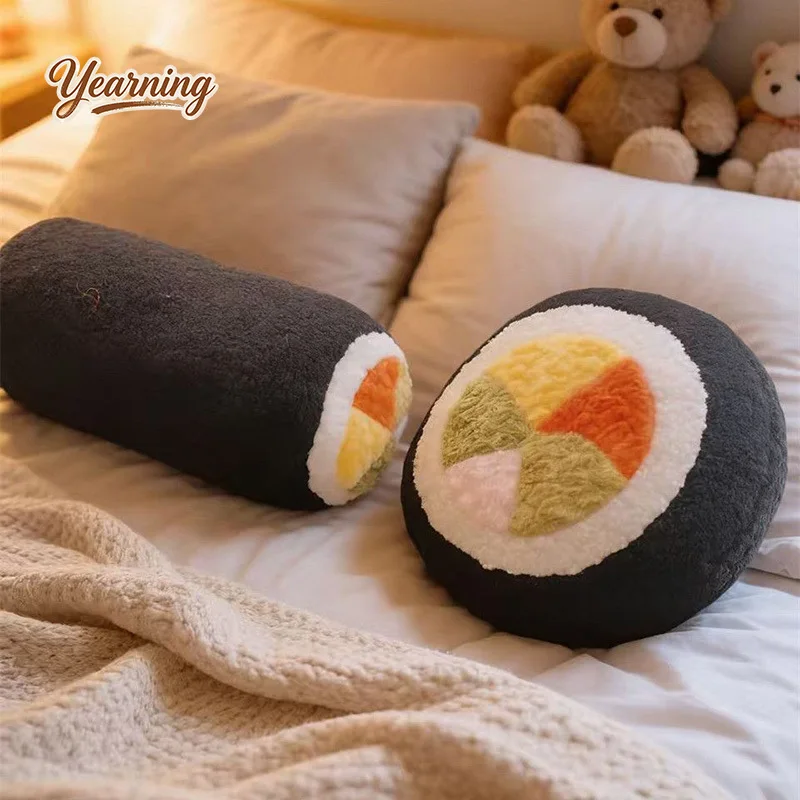 

Sushi Backrest Cushion - Soft Lumbar Support for Office Chair, Sofa Decor, Tatami Mat, Bed Nap Pillow