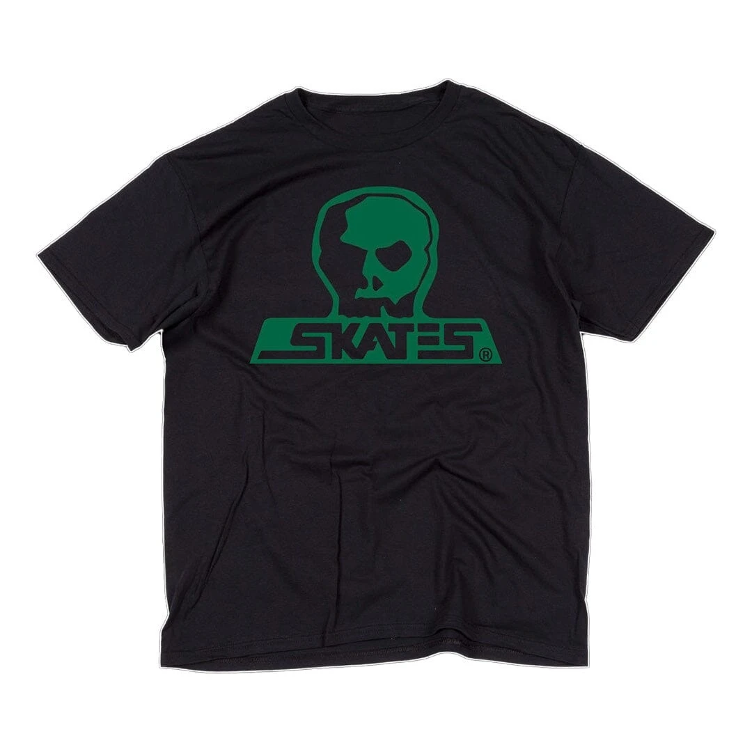 SKULL SKATES  Vintage Graphic Tee 100% Cotton Round Neck Casual Regular Fit Unisex T-shirt  Summer Top