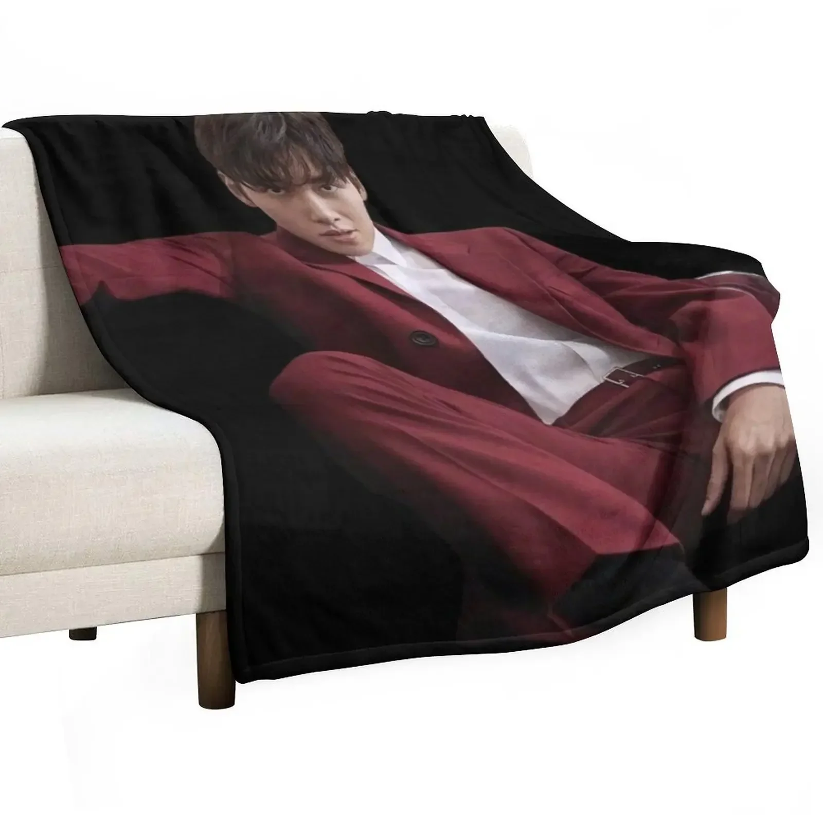 Ji chang-wook Throw Blanket warm for winter Softest manga Blankets