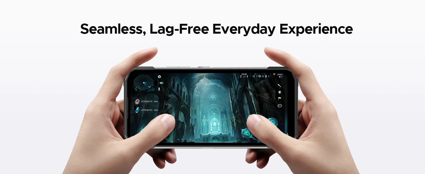 DOOGEE Blade10 Power Rugged Phone Gemini AI 6.6" Display 10300mAh Battery 48GB RAM(8+40) 128GB ROM Android 16 SmartPhone