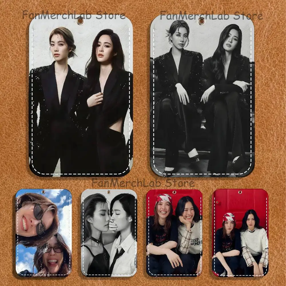 

L-Lingorm Holder Keychain For Bank Business Work Card Holder Student Card Protective Case Bus Card