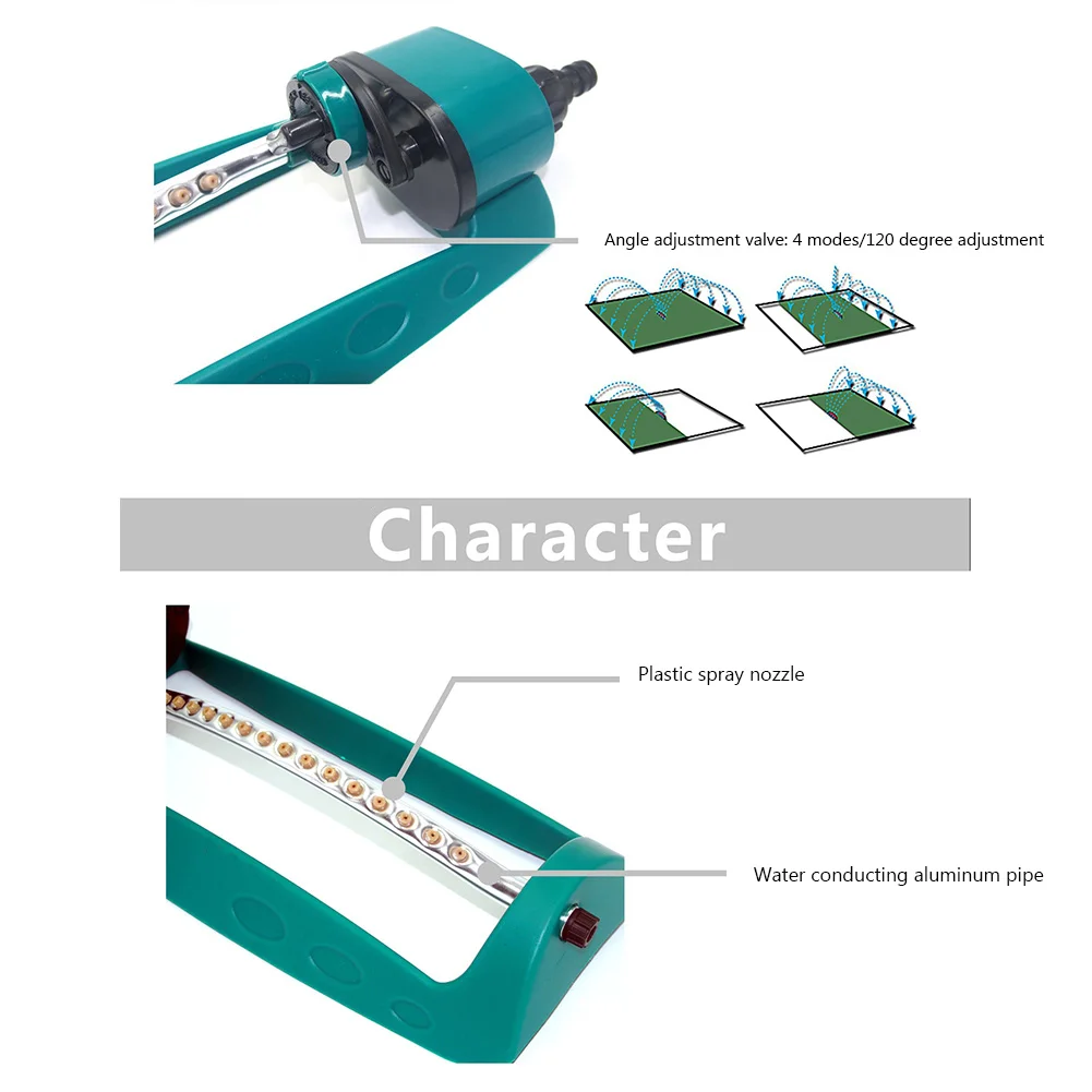 Zraszacz huśtawka ogrodowa duży obszar do nawadniania trawnika huśtawka zraszacz opryskiwacz ogrodowy woda natrysk System nawadniania akcesoria
