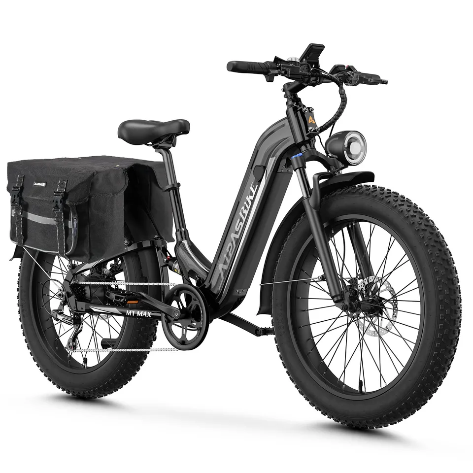 US M1 MAX 1800W E-Bike 48V Air Pressure Suspension Dual Hydraulic Brakes