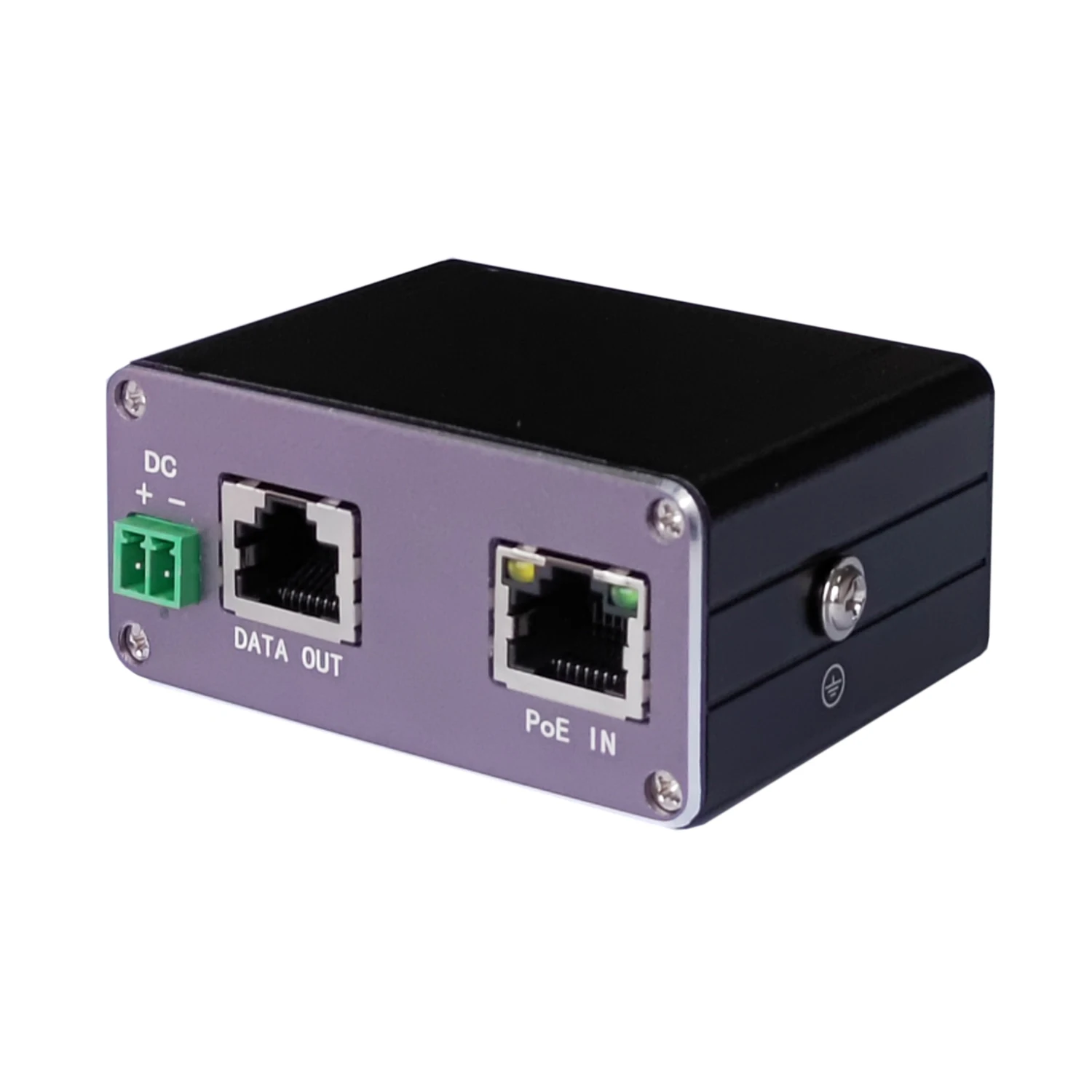 2.5Gbe industrial POE splitter 12V 25W Output