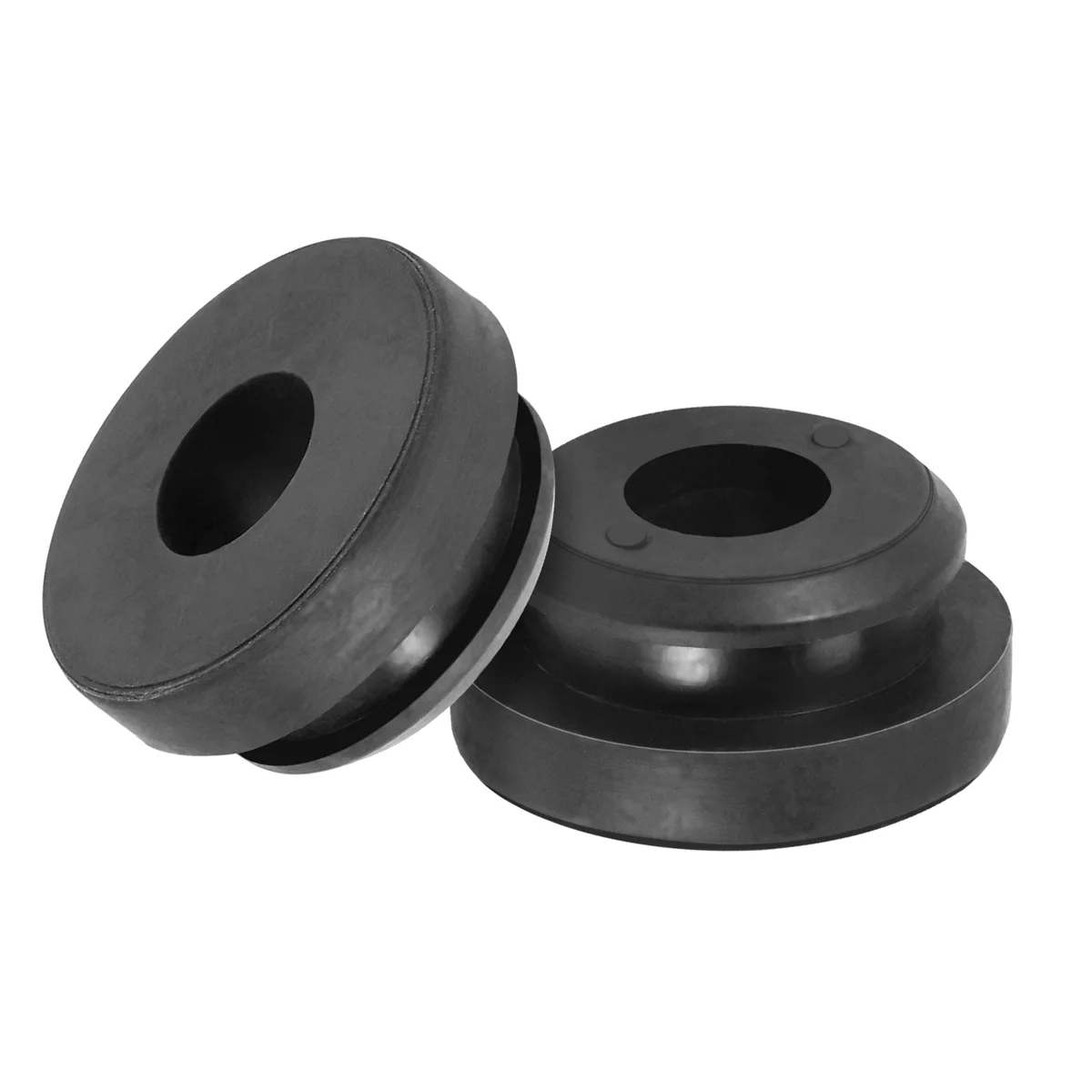 2PCS Radiator Assembly Upper Insulator Mounts Bushing Rubber Black Fit for Accord