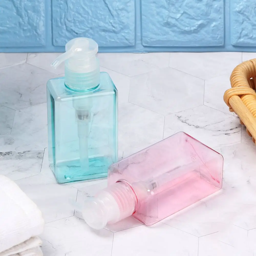 100ml Clear Soap Dispenser Small Capacity Travel Bottle Shampoo Shower Gel Hand Sanitizer Pump Container Plastic Foaming Bottle