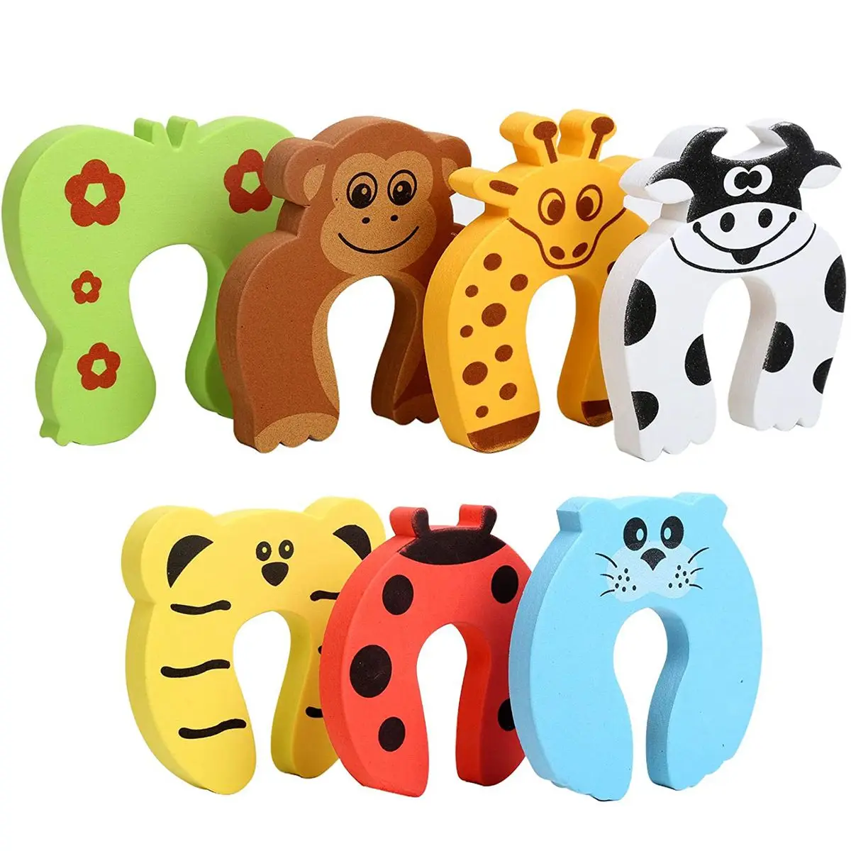 

Office Decoration Soft Safety Cartoon EVA Foam Protector Door Stopper Finger Pinch Guard Door Stop