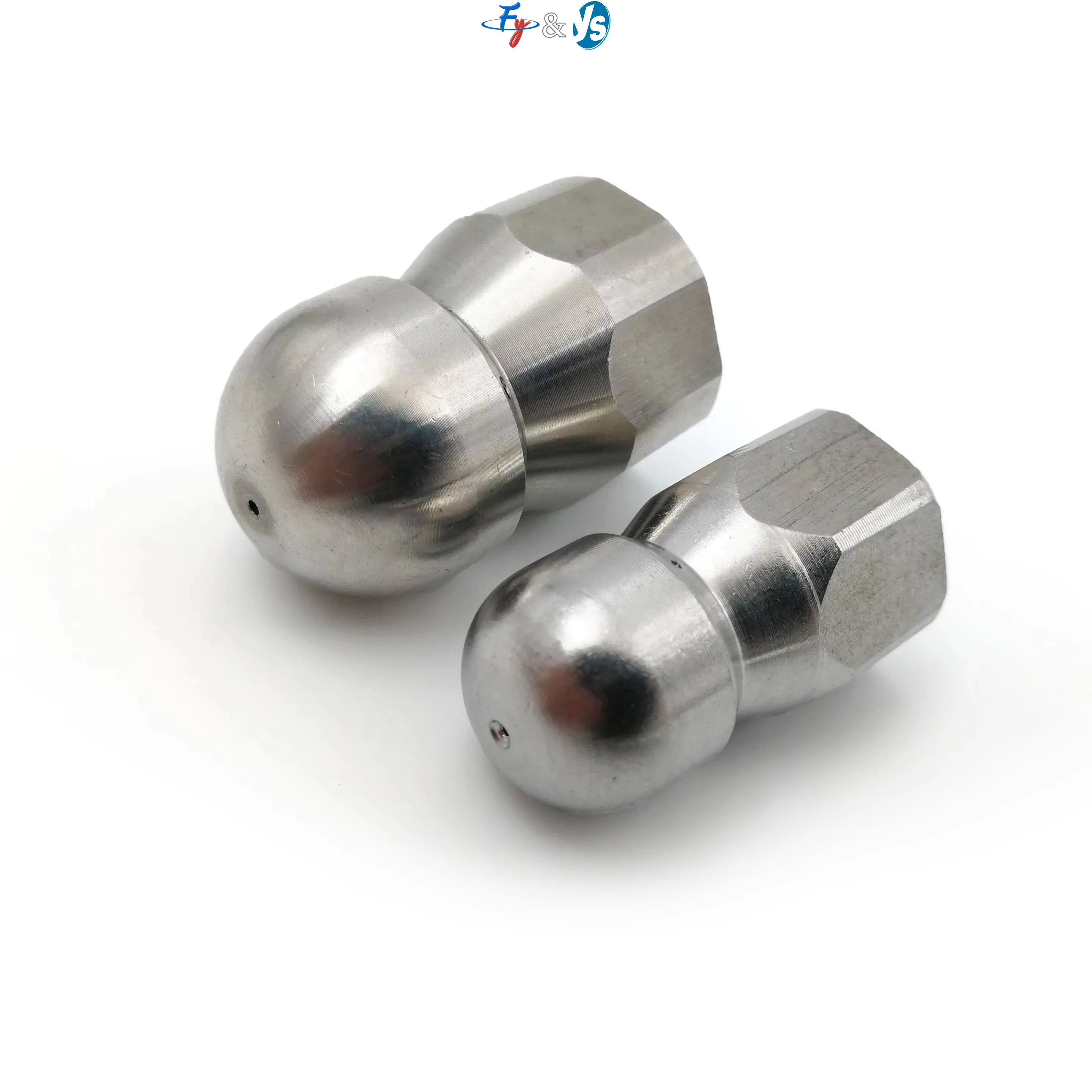 Premium New High-Pressure Plastic Sewer Jetter Nozzle Kit, Round Head Nozzle for Pipeline Cleaning Clog Removal