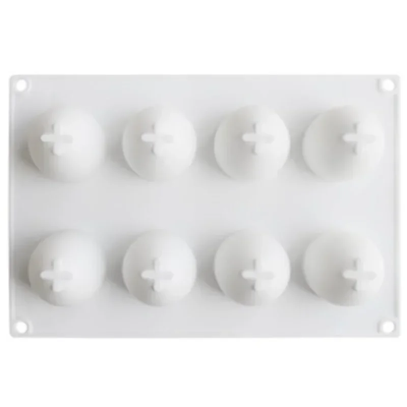 8 hohlraum Ei Mousse Dessert Mould 3D Silikon Kunst Kuchen Form Backen Gebäck Silikonowe Moule Schokolade Pan