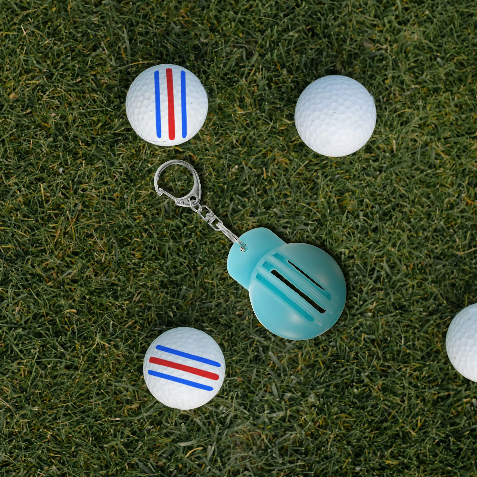 

Golf Ball Alignment Marker Three-Line Design for Precision Stylish T-Shape Carry Compact Lightweight Ideal Golf