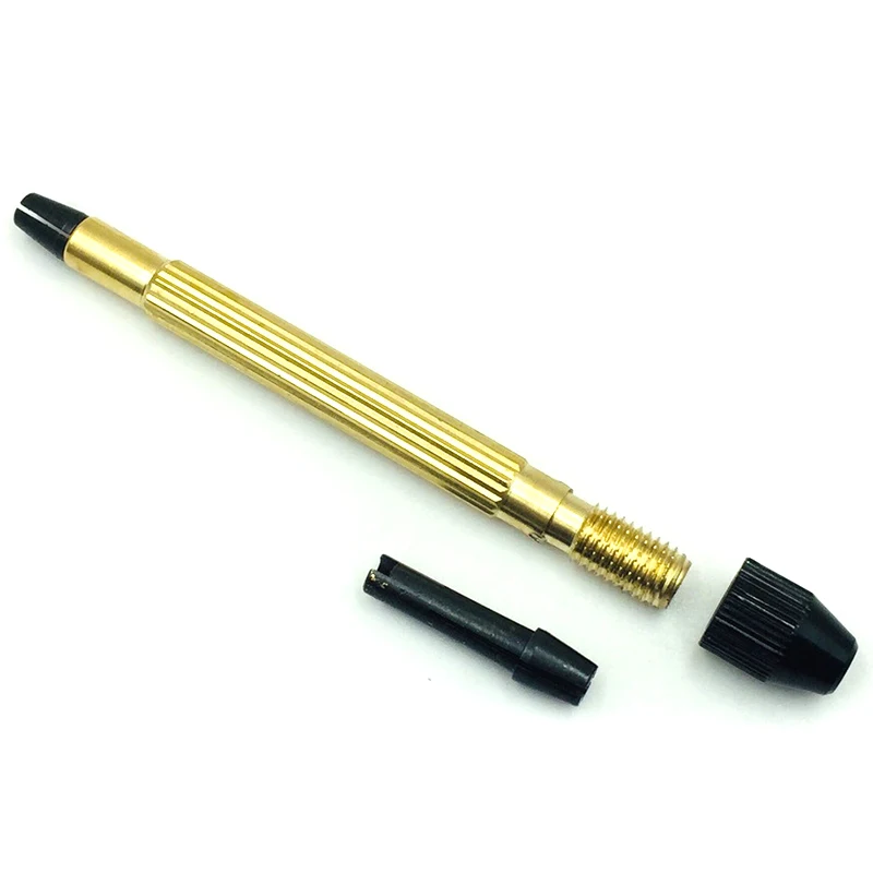 3Pcs Copper Professional Watch Clock Jewelry Repair Tool Pin Vise Chuck File Bur Drill Bit Wire Holder