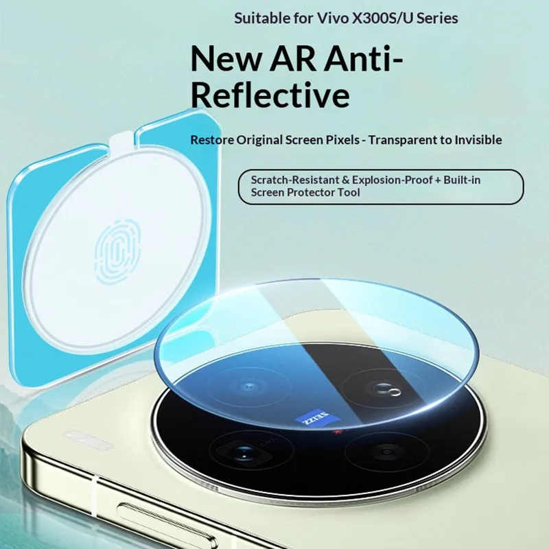 

Full Glue Back Camera Lens Protector for VIVO X300 Ultra Camera Protectors Tempered Glass Lens Cover Locator Installation