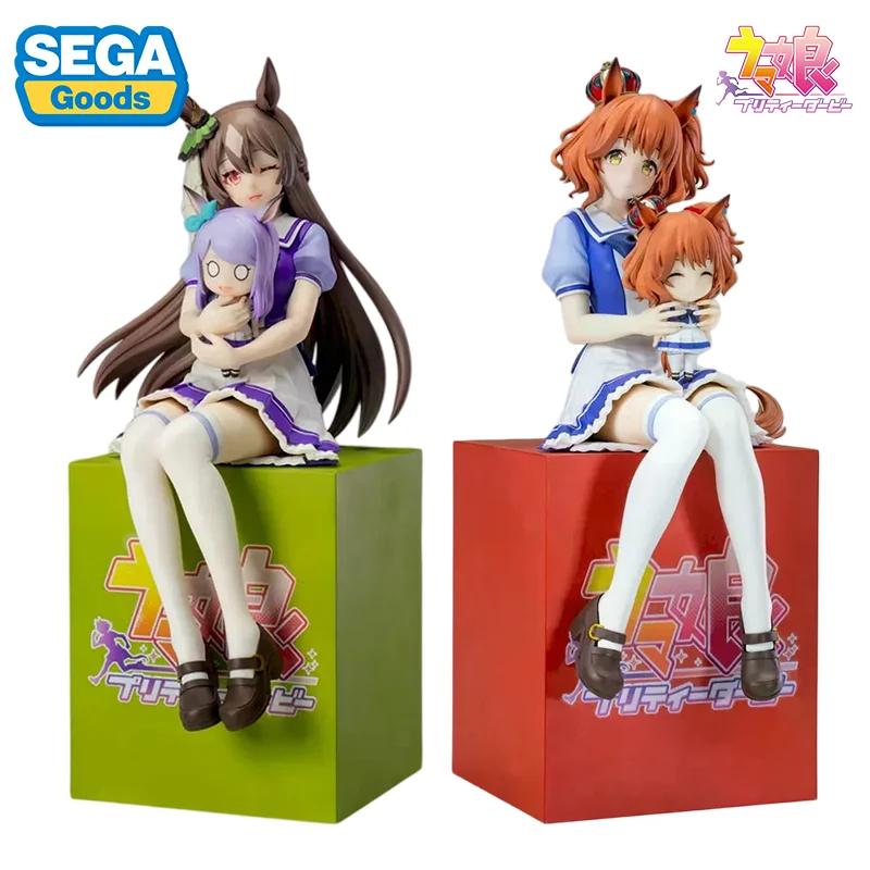 SEGA Stellar Uma Musume Pretty Derby Aston Machan Satono Diamond Figure Hug Doll Ver. Anime Collectible Toys Desktop Ornaments