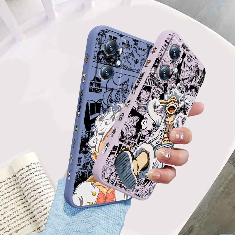 

Japanese One Piece Anime Liquid Left Rope For OPPO Find X6 X5 X3 A98 A96 A94 A93 A77 A76 A74 A72 A57 A53 A16 5G Soft Phone Case