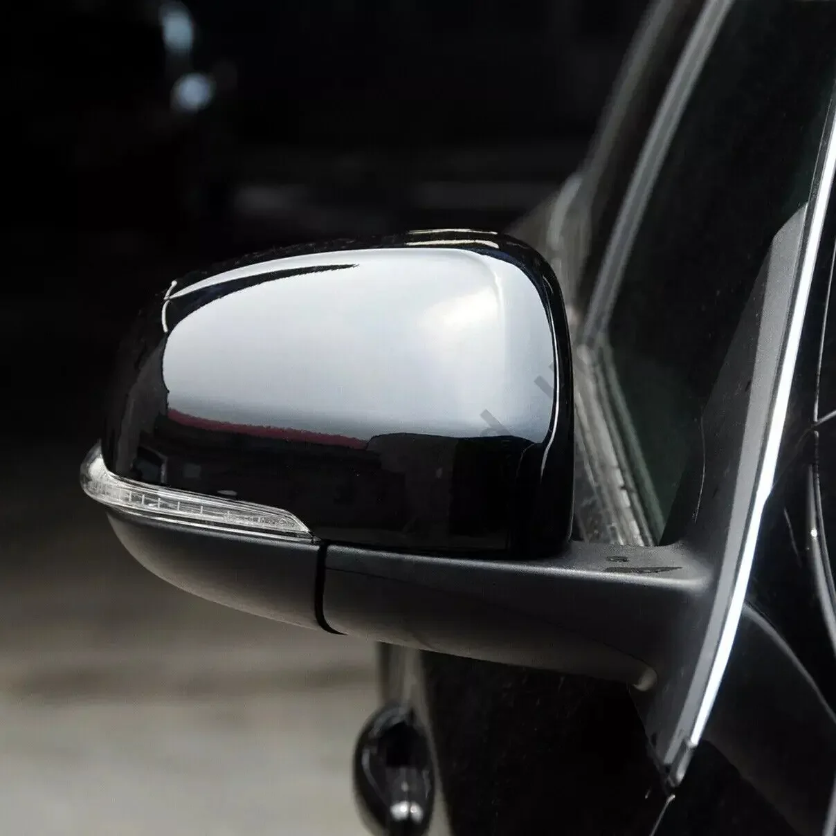 LHD For Volvo S60 T5 T6 S80 V60 Car Replacement Rearview Side Mirror Cover Wing Cap Exterior Door Rear View Case Trim Black