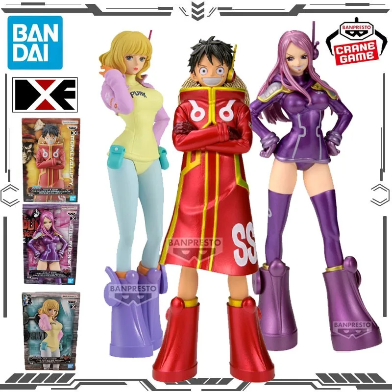 

Bandai Original DXF ONE PIECE Monkey D. Luffy Jewelry Bonney STUSSY Action Figure Toys for Boys Girls Gift Collectible Ornaments