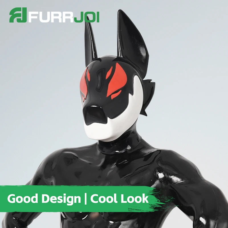 Furrjoi シリコーン IDo ドローン犬マスクコスプレ衣装カスタム利用