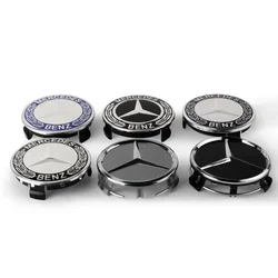 4Pcs Car Styling 75MM Wheel Center Hub Caps Rim Cover For Mercedes benz A B C E CLA GLK CLASS AMG W221 W212 W213 W176 W205 W177