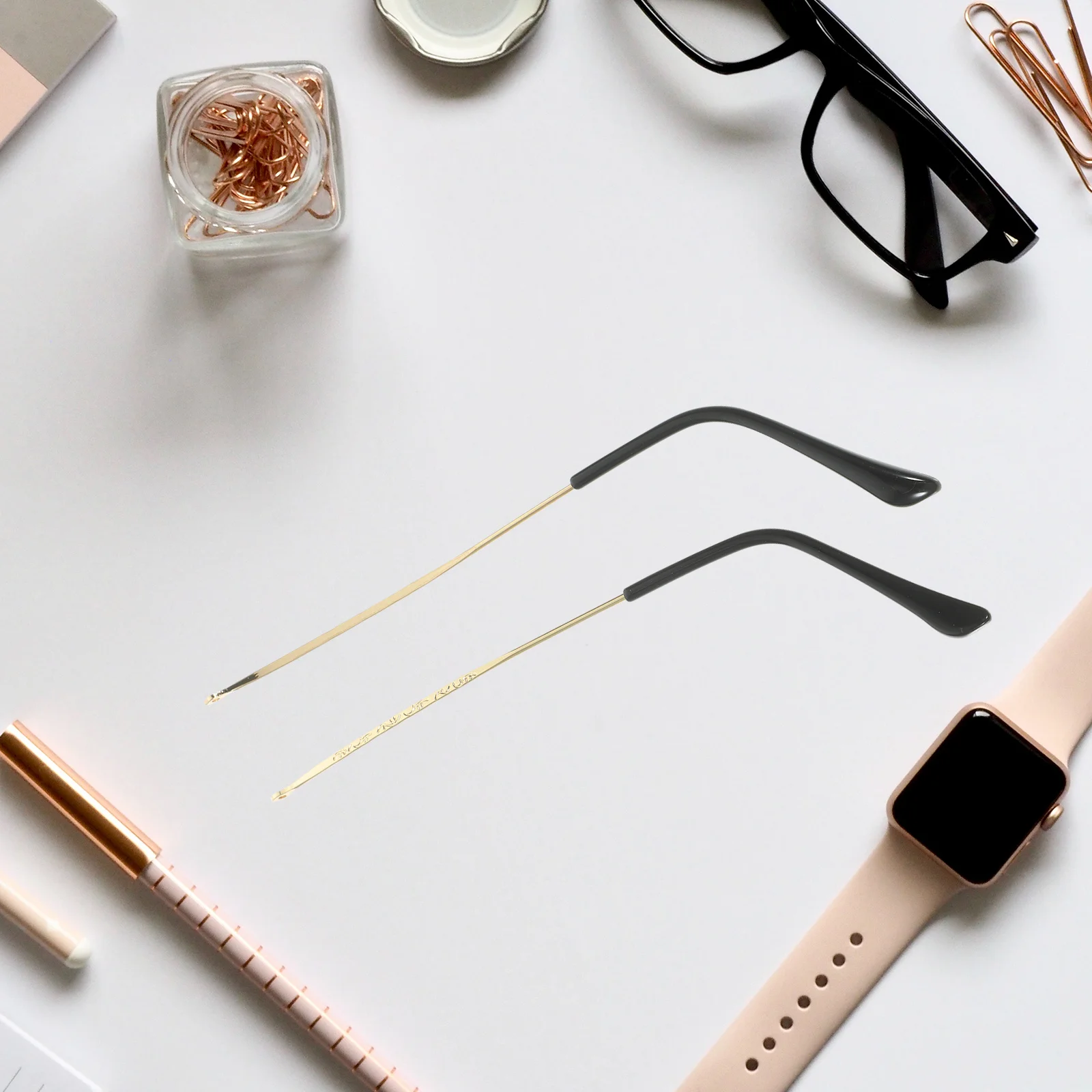 

1Pair Universal Metal Eyeglasses Arm Replacement Temples Anti-Breaking Comfortable Wear Durable Accessories Eyeglasses Arm