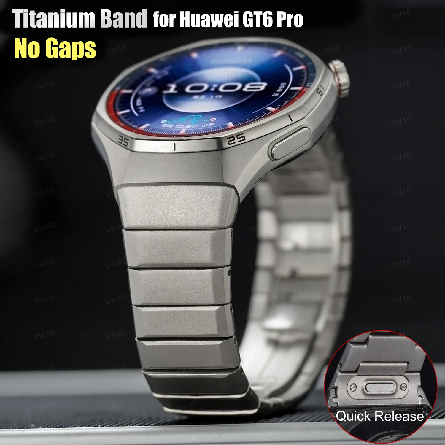 Keine Lücken Luxus Titan Strap Für Huawei Uhr GT6 Pro Metall Band Armband Für Huawei Uhr GT6 Pro Business Band Correa
