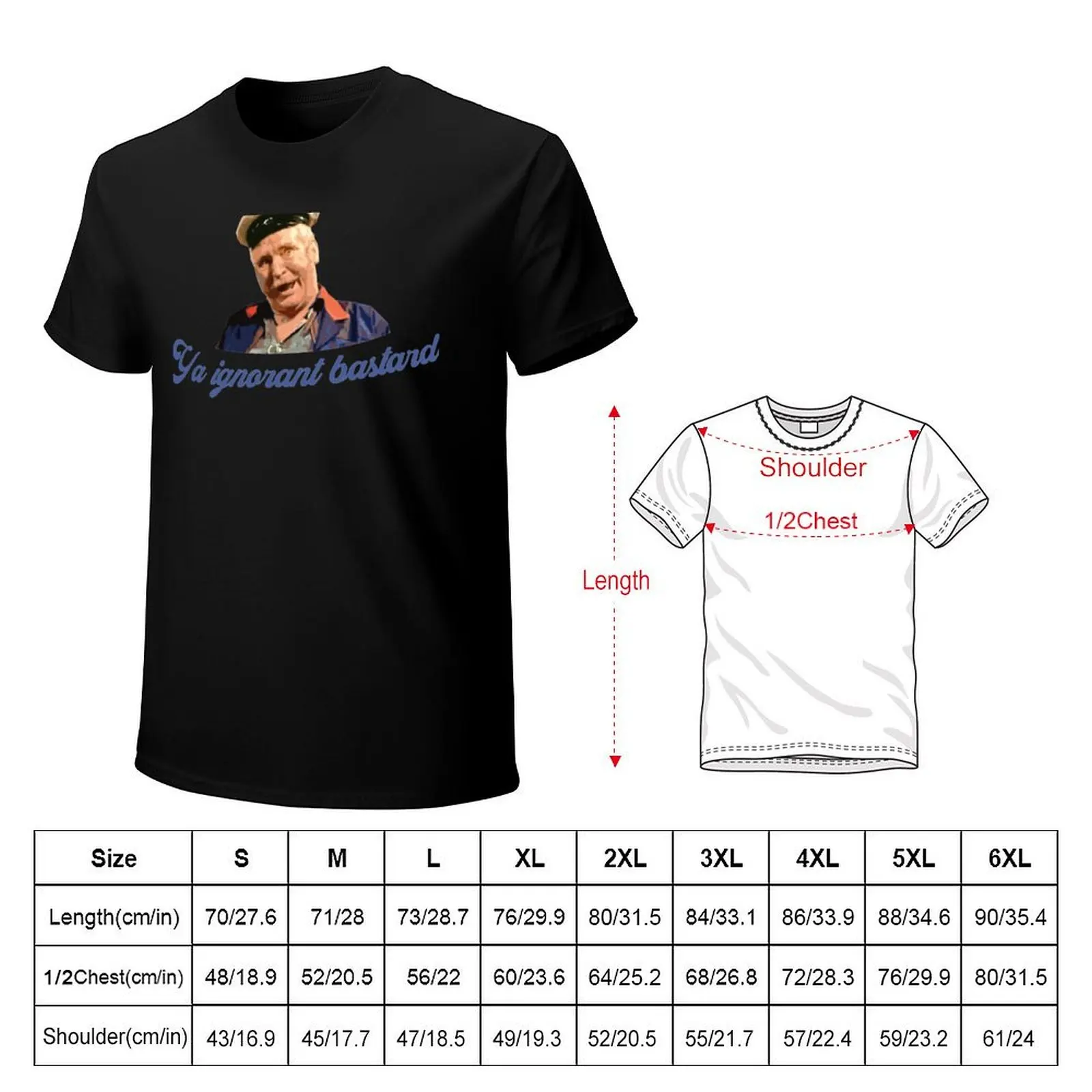 Pat Mustard (Ya ignorant bastard) T-Shirt graphic t shirts for man T-Shirt