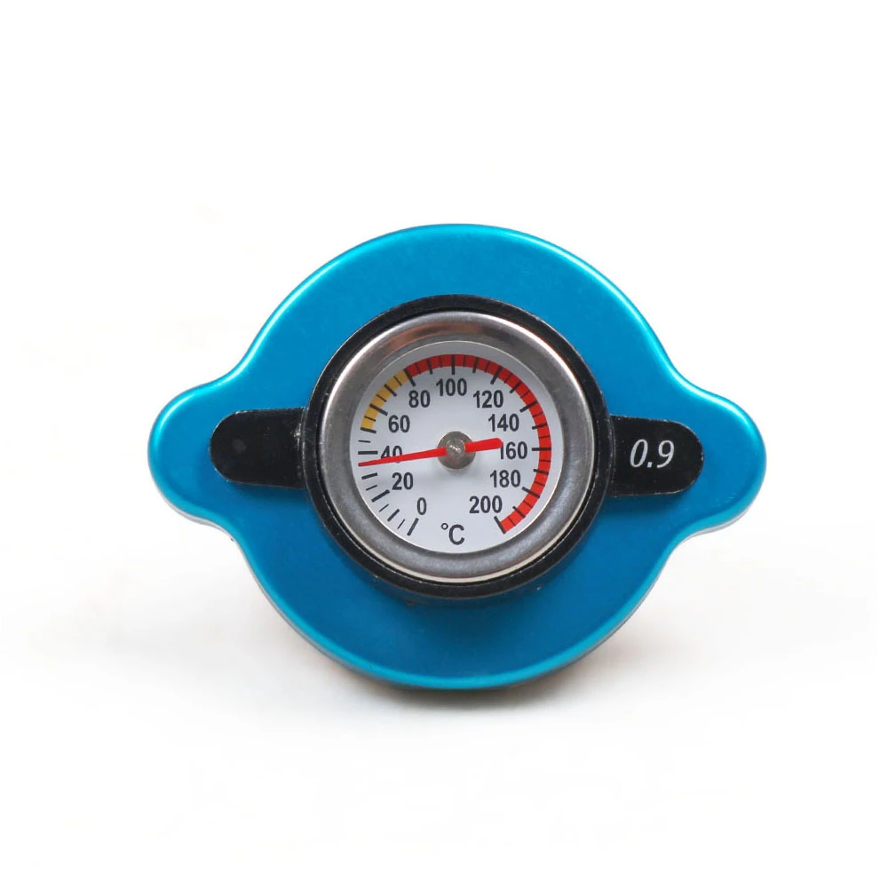 Car Motorcycle Thermost Radiator Cap Tank Cover Water Temperature Gauge Display For RVs For ATVs For UTVs