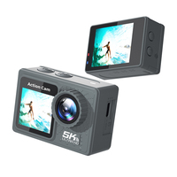 5K 4K 60FPS Action Camera Anti-shake WIFI Sport Camera Dual Screen 170° Wide Angle 30m Waterproof with Remote Control