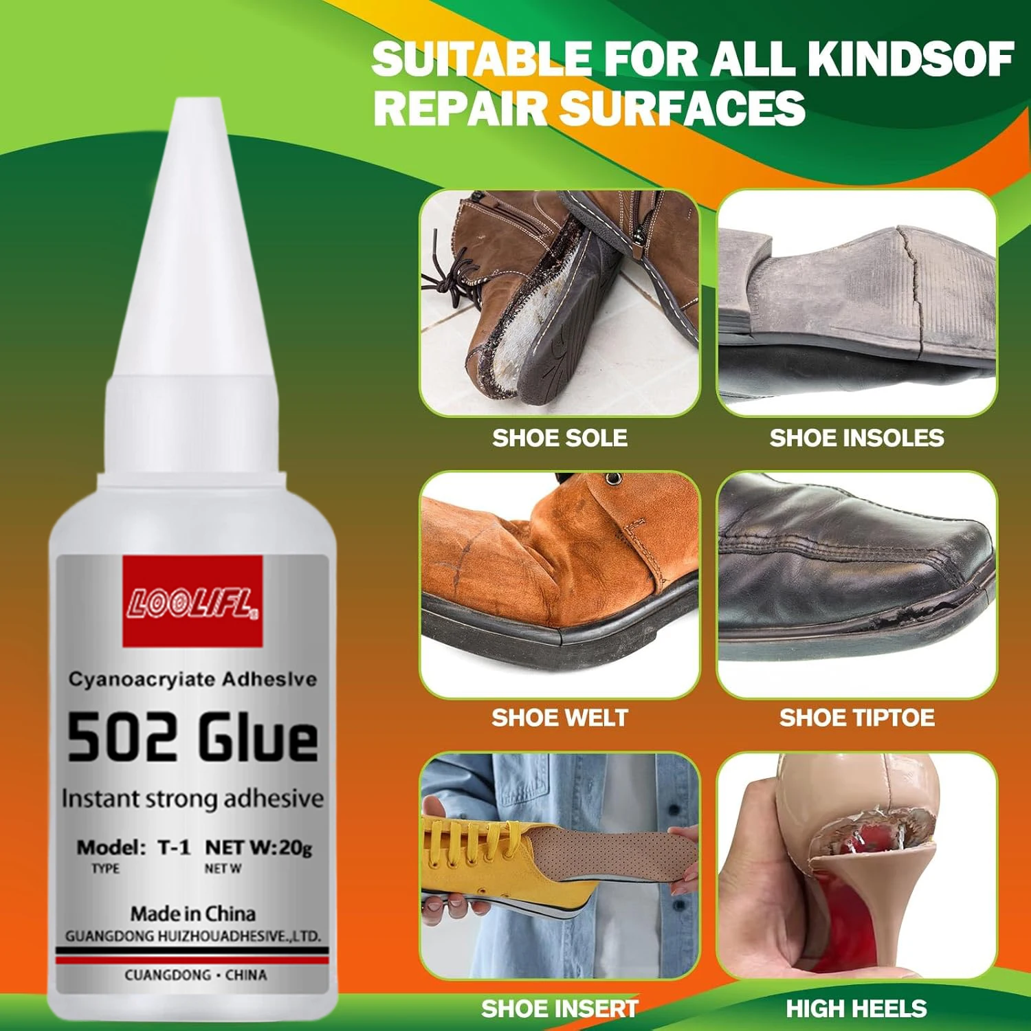 502 إصلاح أحذية مطاطية قوية ، مقاومة للماء ، قوية ، إصلاح سريع ، وحدة مطاطية ، أحذية ، صنادل ، أحذية رياضية ومختلف الأحذية