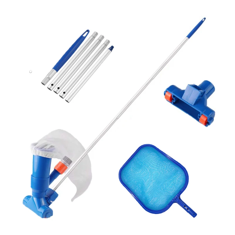 

Pool Cleaning Set Swimming Pool Cleaning Tools Maintenance Above Ground Pool Skimmer Net Vacuum Cleaner Tool Set Gadgets