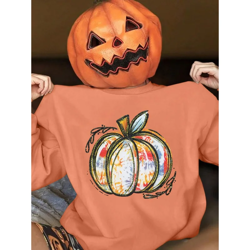 Halloween cute ghost trick or treat shirt, suitable for men, women, girls, boys, mothers, and fathers to celebrate this Hallowee