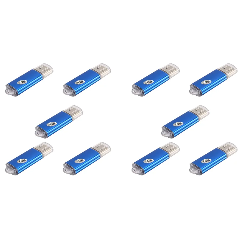 EDT-10X 2GB USB 2.0 Flash U Disk أزرق