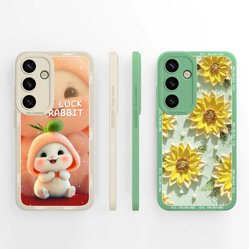 حافظة لهاتف سامسونج جالاكسي S24 FE S24 Plus S24 Ultra حافظة مضادة للصدمات والوقاية من السقوط لهاتف سامسونج s24 Coque