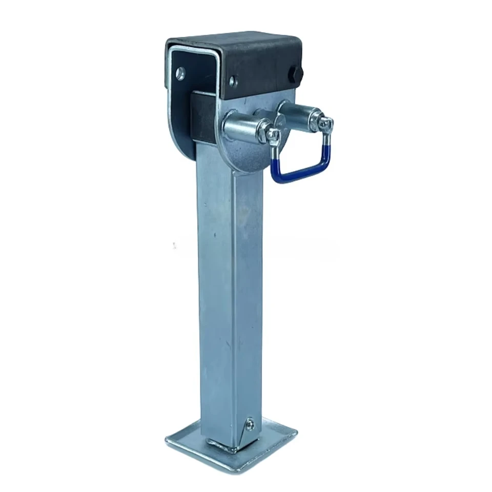 Heavy Duty 2 Ton Folding Retractable RV Leg Support Trailer Jack Wheel Stands Galvanized Rust-proof Folding Trailer Jcck Towing